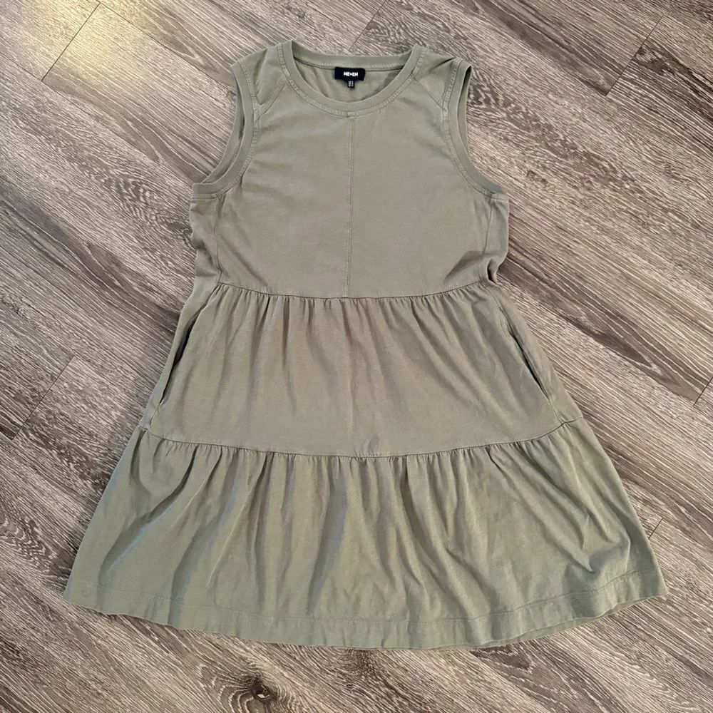 Me+Em Cotton Sleeveless Dress with Pockets